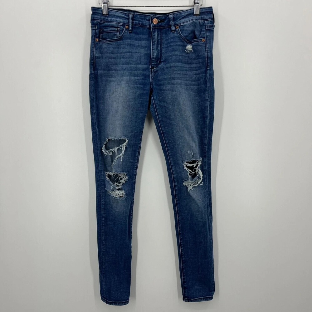 Abercrombie & Fitch Jeans Women's Size 28 Blue Super Skinny Medium Wash Mid Rise